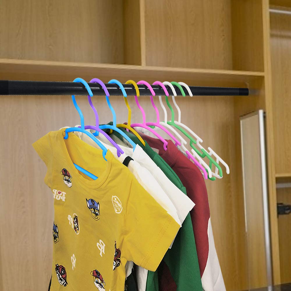GoodtoU versatile nursery and kids closet hangers fit newborn to toddler wardrobes.