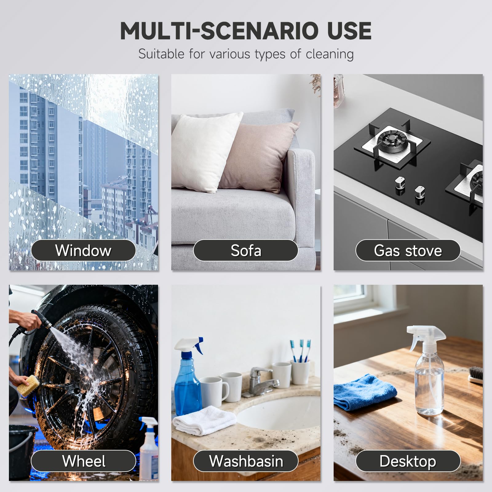 Goodtrust steam cleaner car detailing kit for interior refresh