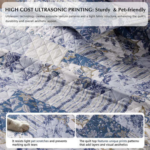 GOONE XL King Quilt care and durability features for easy washing
