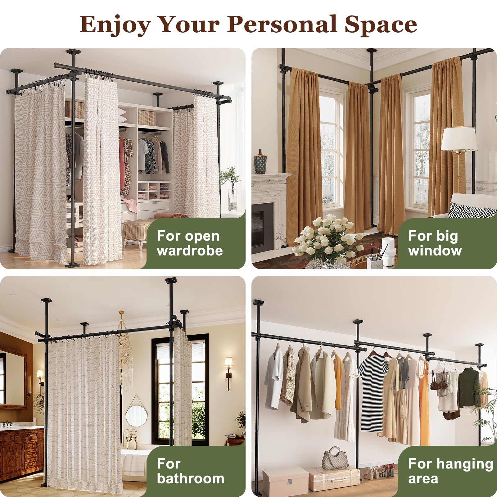 Goovilla I-shaped and U-shaped configurations for versatile layouts.