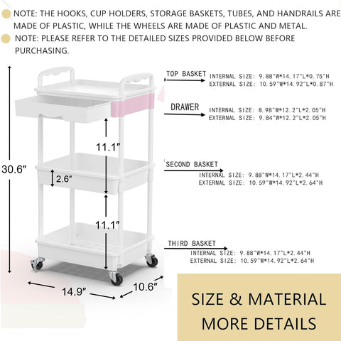 Goovilla rust-resistant plastic construction for everyday organization.