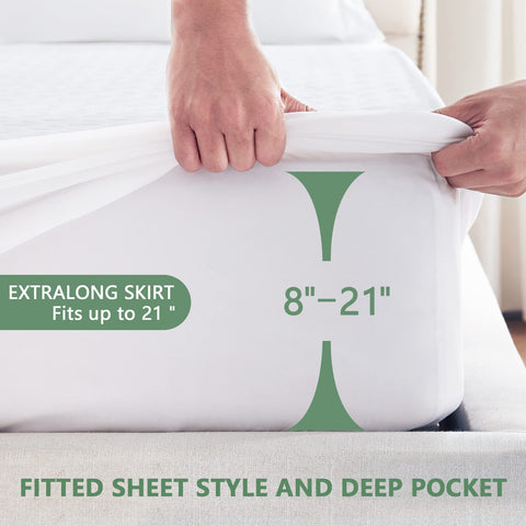 GOPOONY 18-inch deep pocket fits mattresses up to 21 inches