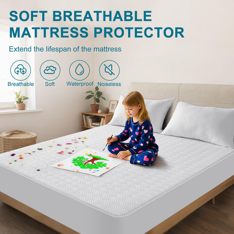 GOPOONY noiseless TPU backing minimizes rustling for quiet nights.