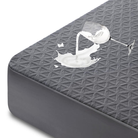 GOPOONY premium waterproof mattress protector with 21-inch deep pocket for secure fit.