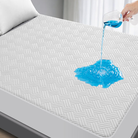 GOPOONY waterproof mattress protector queen cover offers reliable spill protection and mattress longevity.
