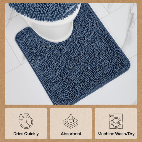 GORILLA GRIP absorbent microfiber materials capture moisture on floors