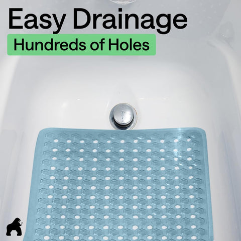 GORILLA GRIP fits most tubs on smooth surfaces