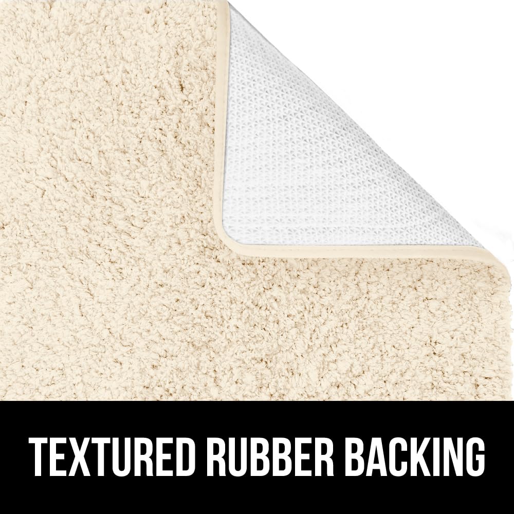 Gorilla Grip Bath Rug 30x20 quick-dry microfiber for busy bathrooms.