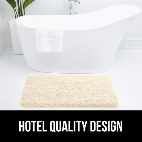 Gorilla Grip Bath Rug 30x20 standard 30x20 size fits many spaces.