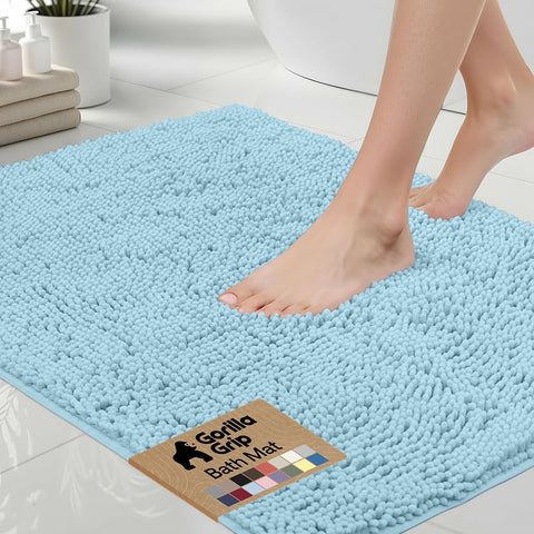 GORILLA GRIP bath rug 36x24 with plush comfort and quick-drying quality.