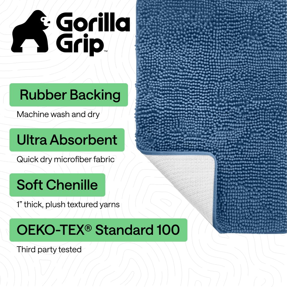 Gorilla Grip chenille close-up highlighting thick, comfy fibers.