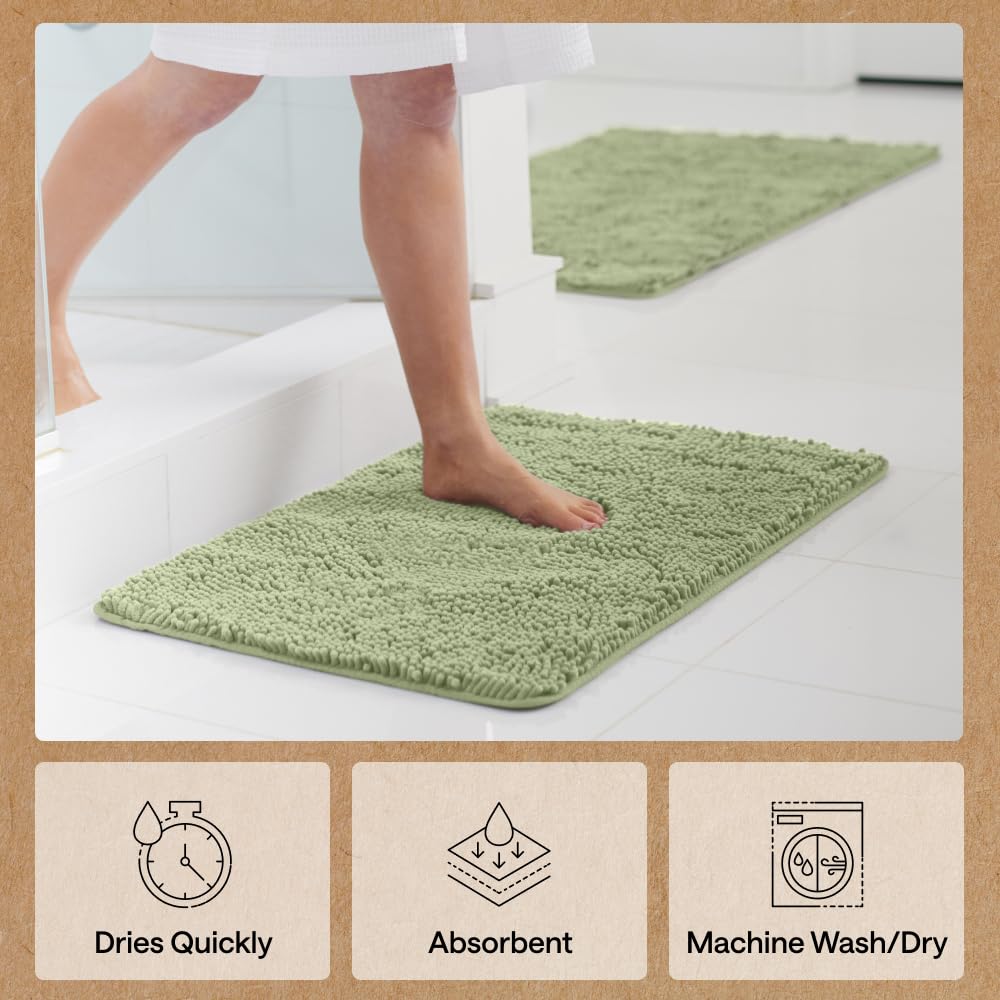 GORILLA GRIP OEKO-TEX certified materials in bath rug