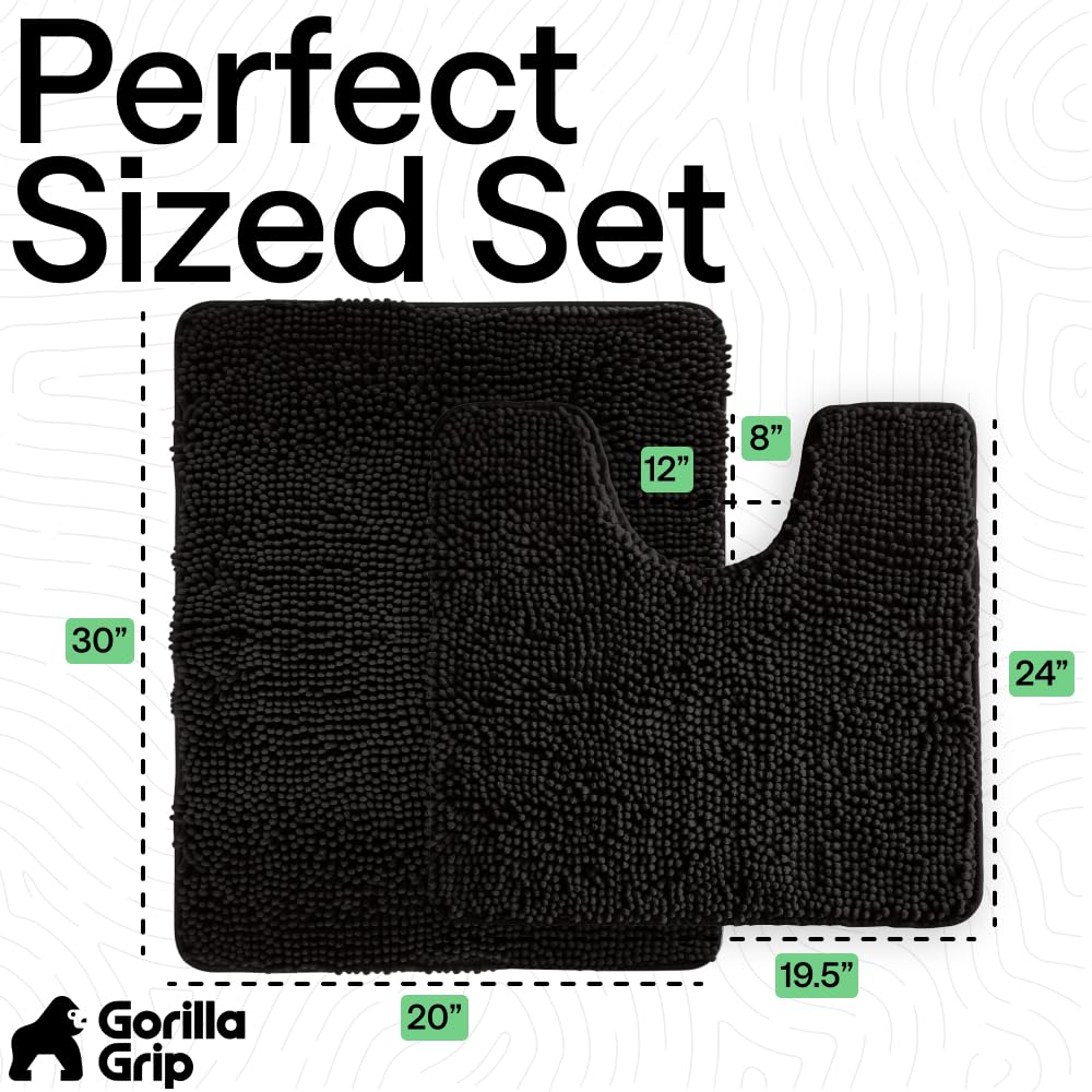 GORILLA GRIP rug is machine washable for easy care