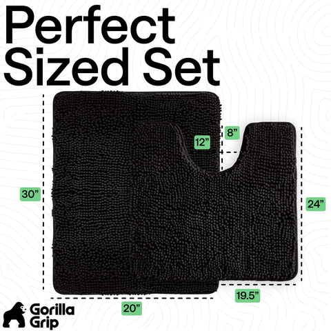 GORILLA GRIP rug is machine washable for easy care