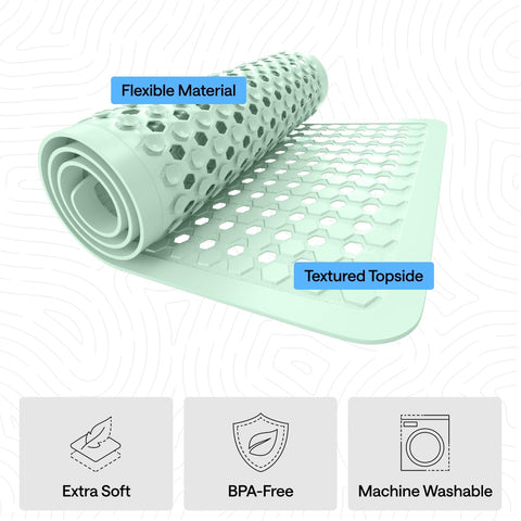GORILLA GRIP BPA-free material combines safety and flexibility.