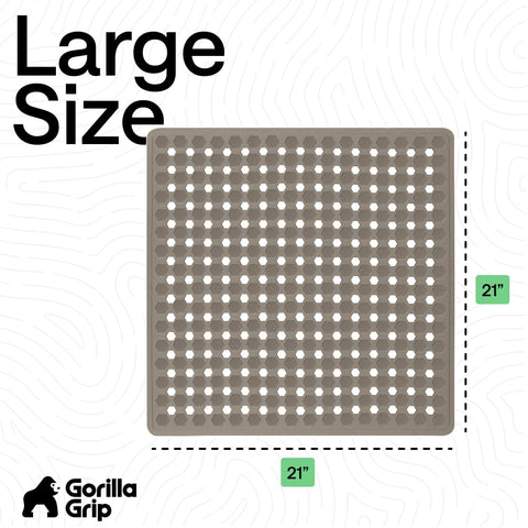 Gorilla Grip BPA-free shower mat for safe family use
