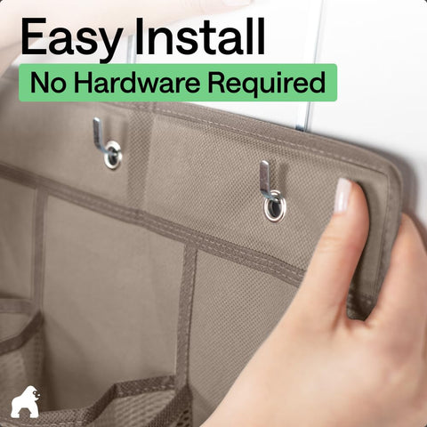 Gorilla Grip collapsible door organizer easy to pack for travel