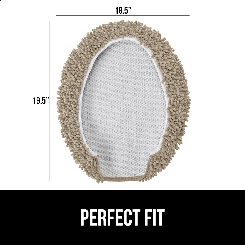 GORILLA GRIP coordinates with chenille rugs for cohesive look.