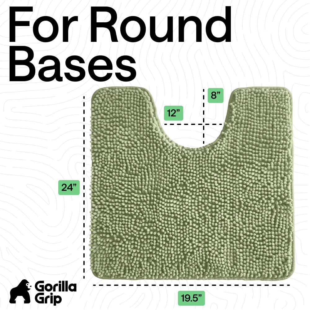 Gorilla Grip dense chenille pile remains absorbent after washes