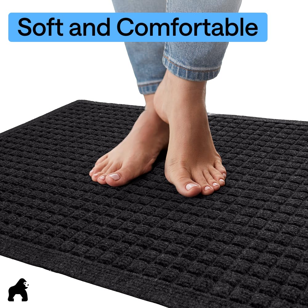 Gorilla Grip door mat suitable for covered outdoor spaces and entrances.