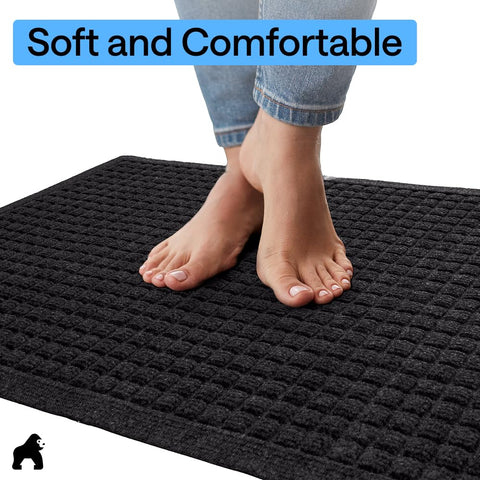 Gorilla Grip door mat suitable for covered outdoor spaces and entrances.