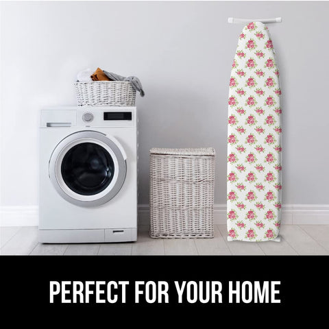 GORILLA GRIP silicone surface glides irons smoothly for easy ironing.
