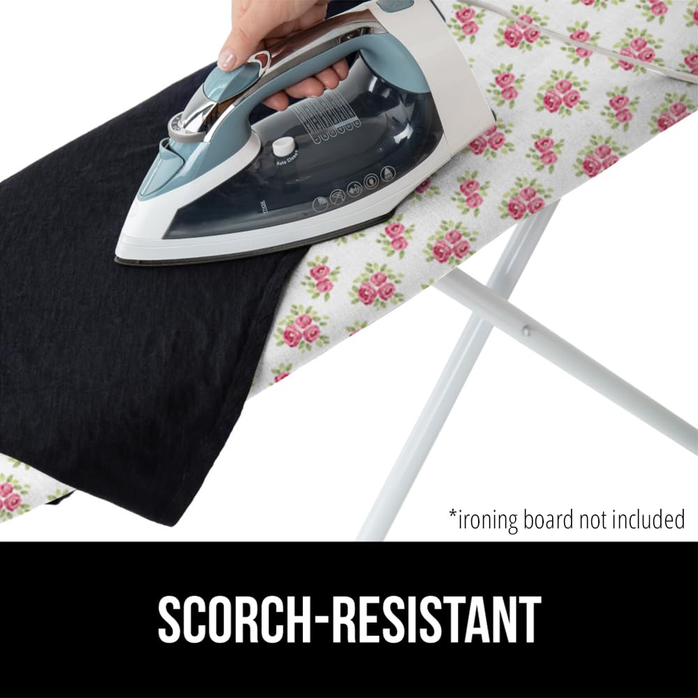 GORILLA GRIP elastic edge and straps keep cover securely in place.