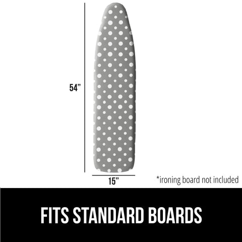 GORILLA GRIP extra-thick padding protects fabrics from board mesh transfer.