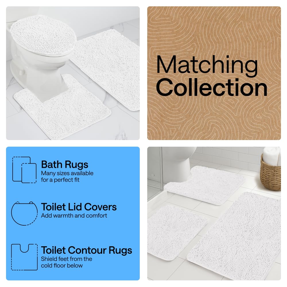 GORILLA GRIP fade-resistant-bath-rug maintains color with frequent washing