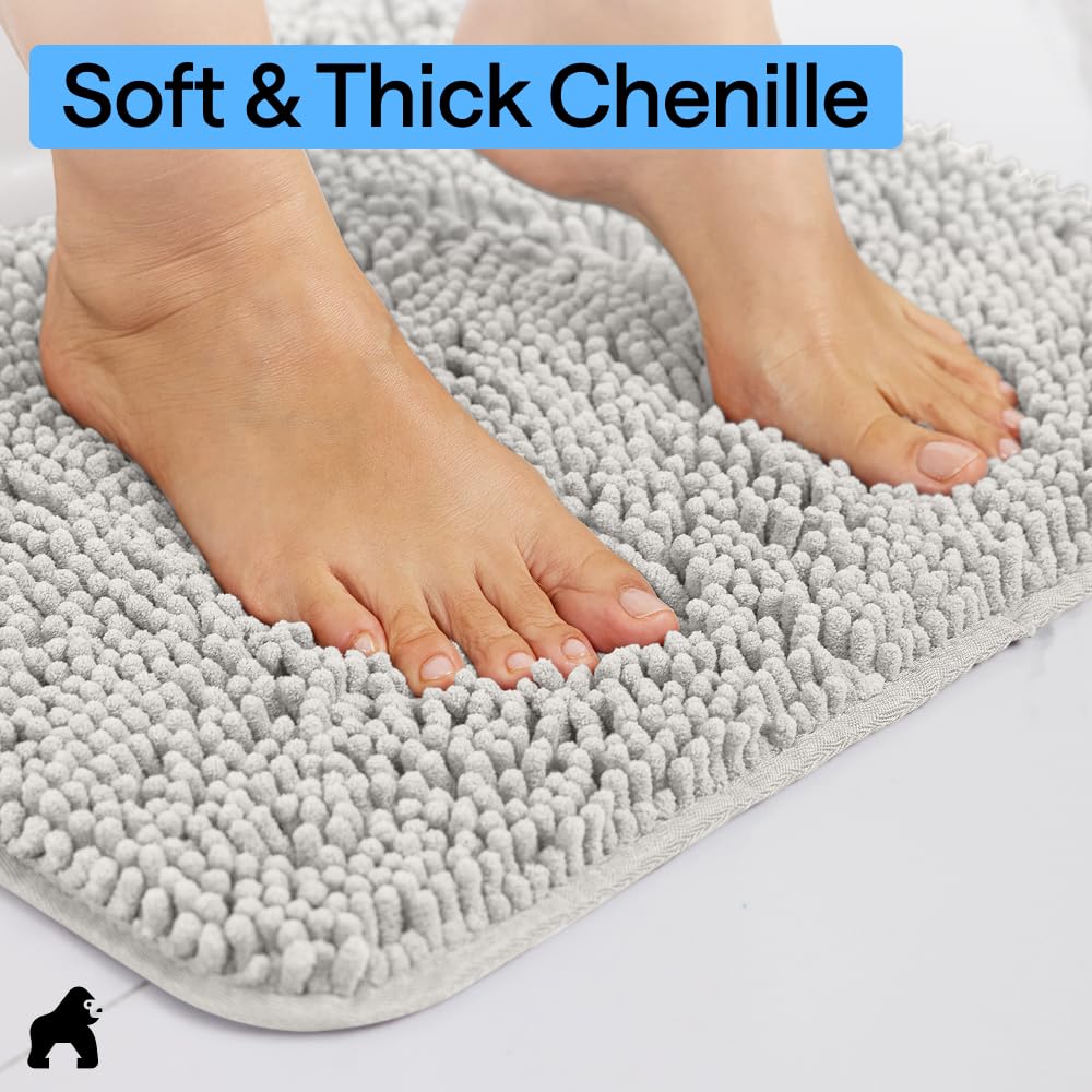 GORILLA GRIP fade-resistant microfiber dries quickly for easy maintenance.
