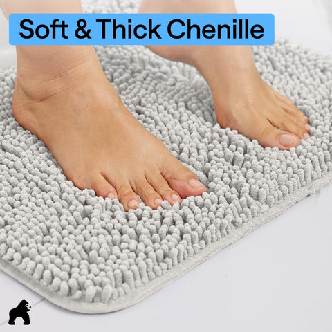 GORILLA GRIP fade-resistant microfiber dries quickly for easy maintenance.