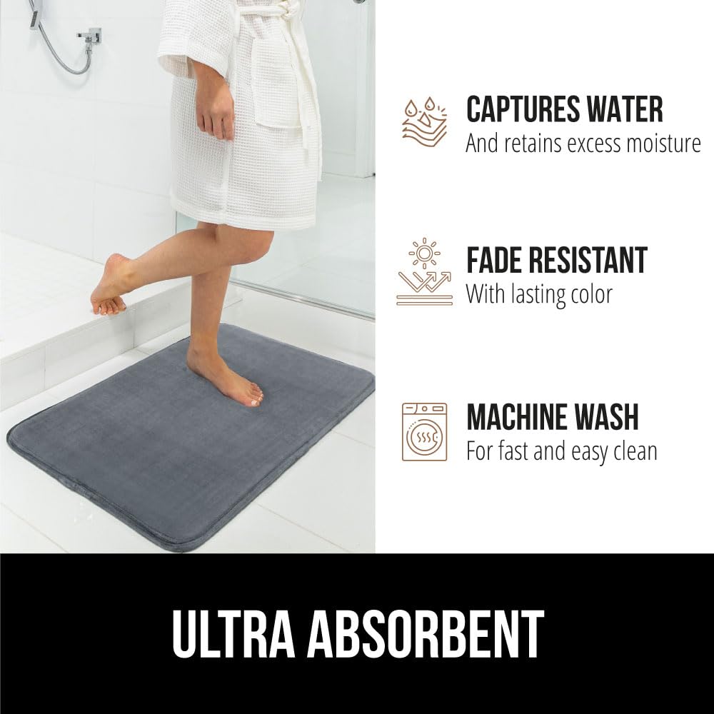 GORILLA GRIP fade resistant rug is machine washable for easy care