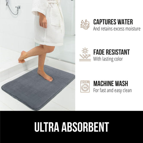 GORILLA GRIP fade resistant rug is machine washable for easy care