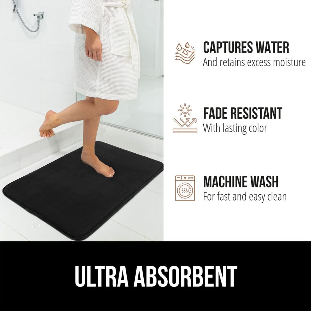 Gorilla Grip fade-resistant, machine-washable mat stays fresh after cycles