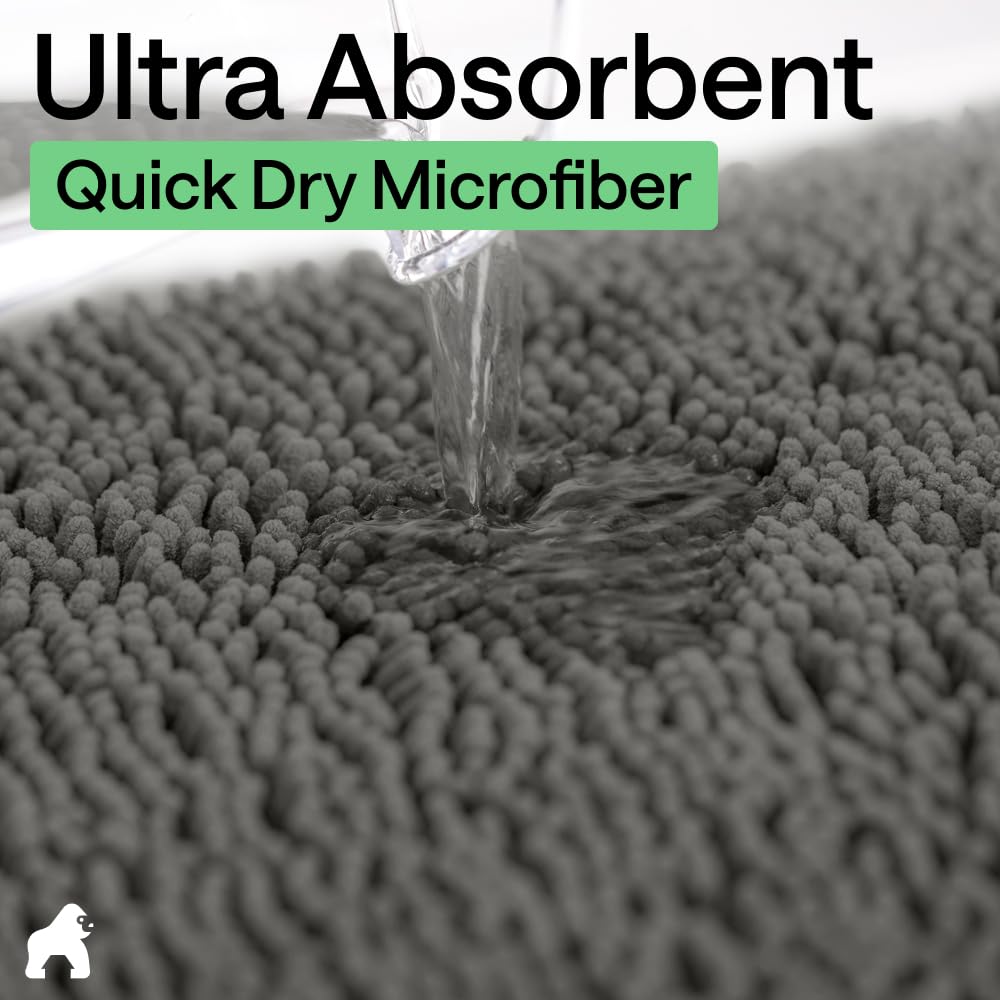 Gorilla Grip fade-resistant, quick-drying microfiber for easy care and long-lasting color