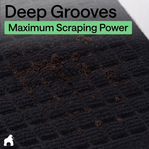 Gorilla Grip mat demonstrating stain resistance and fade protection.