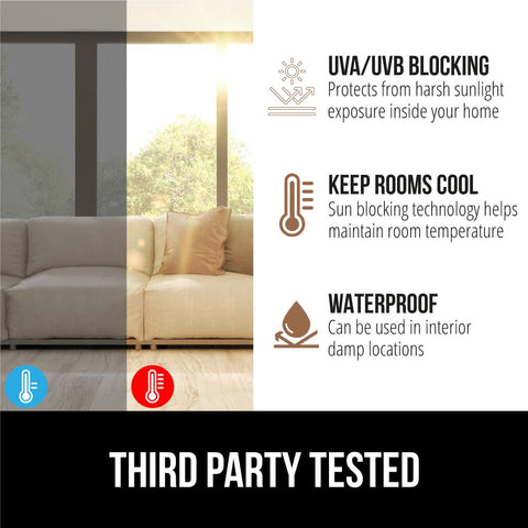 Gorilla Guard anti glare film minimizes reflections for comfortable viewing.