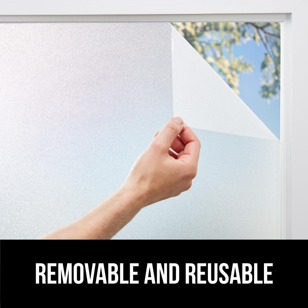 Gorilla Guard removable and reusable film is ideal for renters and redecoration.