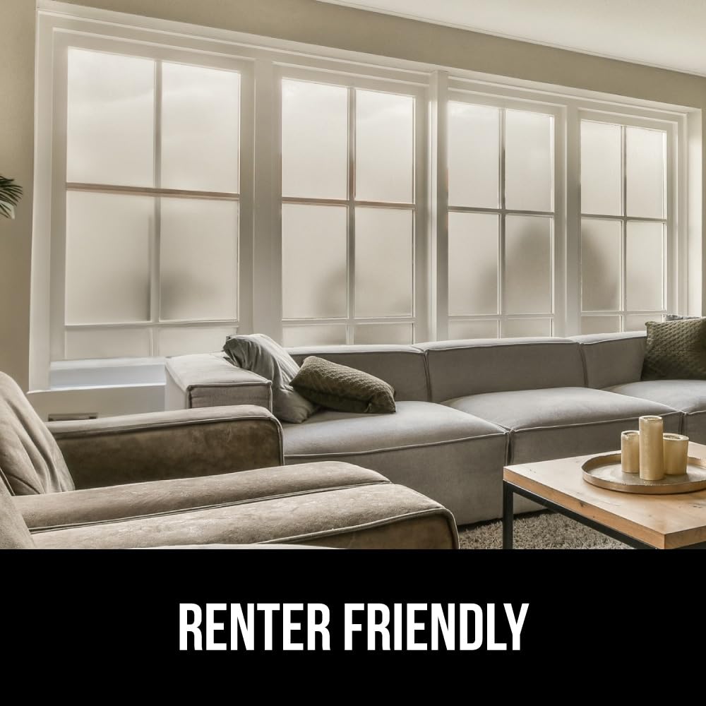 Gorilla Guard renter friendly privacy suitable for apartments and offices.
