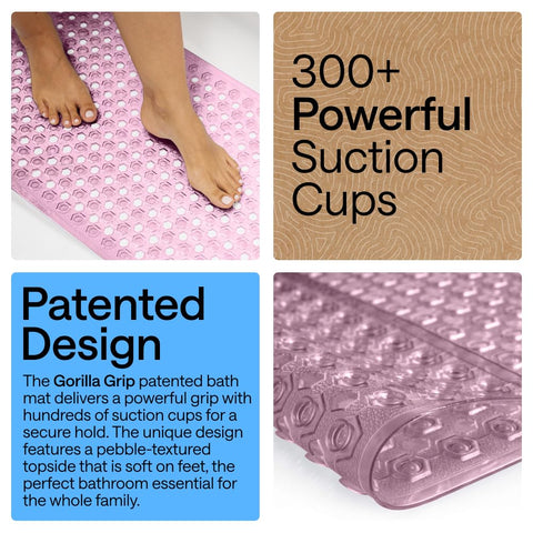 GORILLA GRIP hexagon textured top delivering soft footing