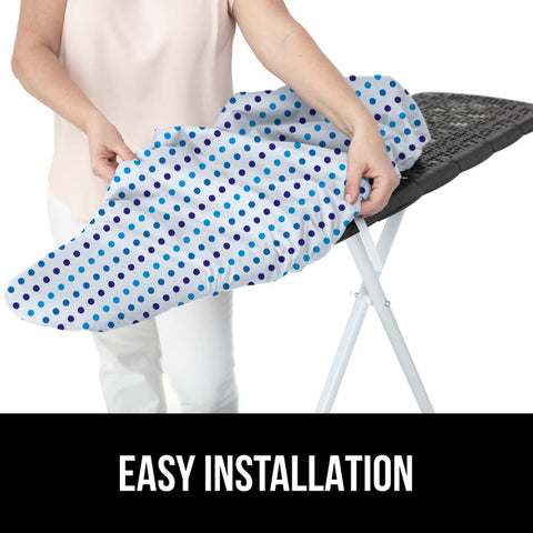 GORILLA GRIP blue-dots design on ironing board cover