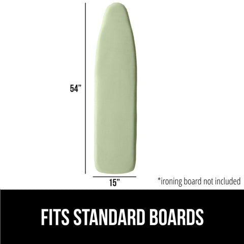 Gorilla Grip hook and loop straps secure the ironing board cover