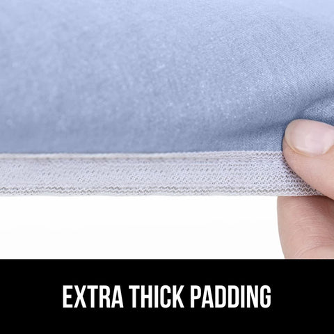 GORILLA GRIP water- and stain-resistant surface lasts longer.