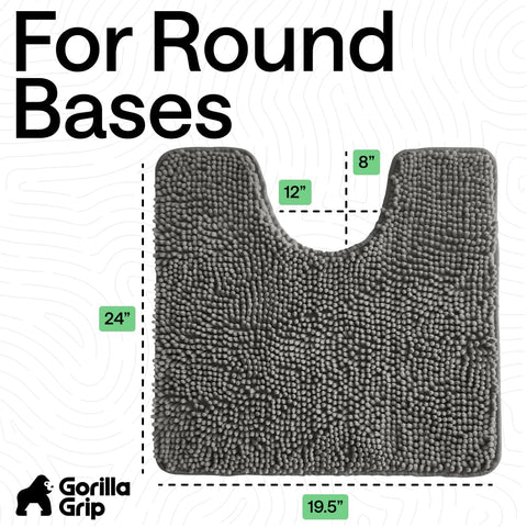 GORILLA GRIP machine-washable-bath-mat is easy to clean and reuse.