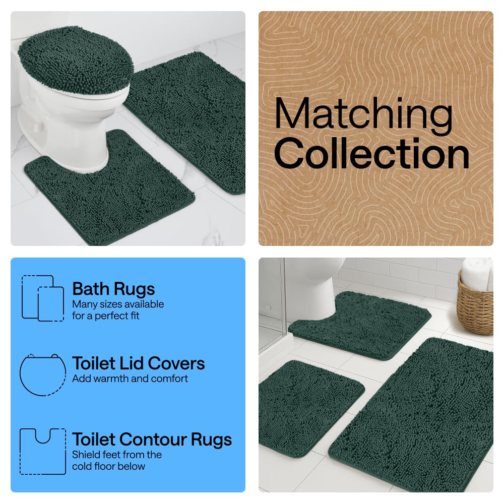 Gorilla Grip machine-washable bath rug simplifies care and maintenance.
