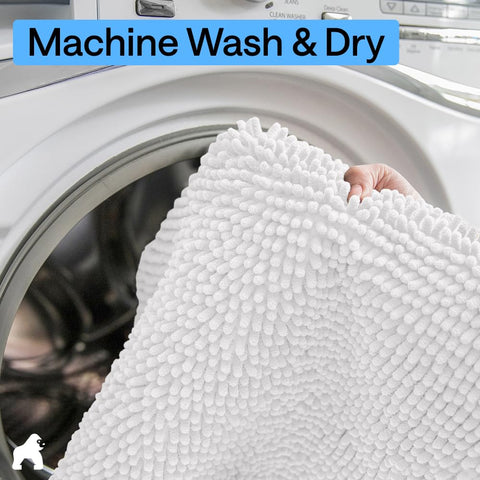 GORILLA GRIP matching-chenille-collection shows cohesive bathroom decor options