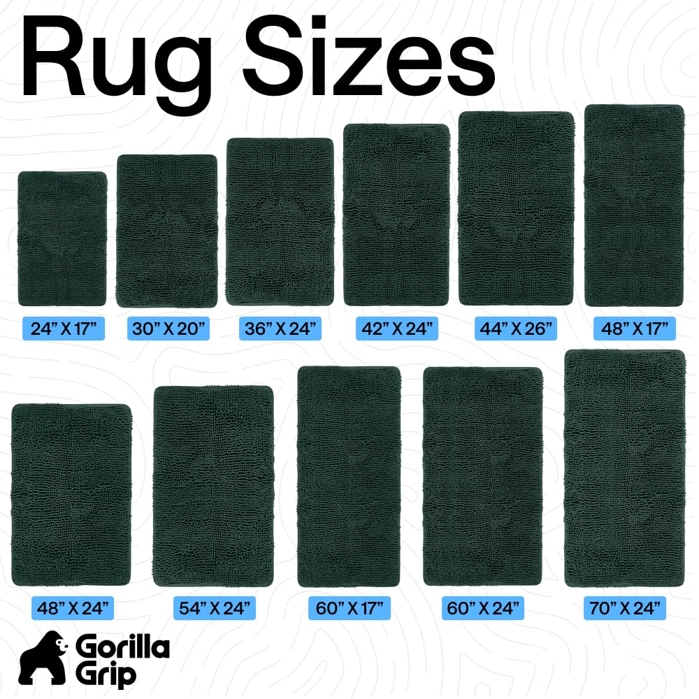 Gorilla Grip chenille-match lid cover and contour rug for a cohesive look.