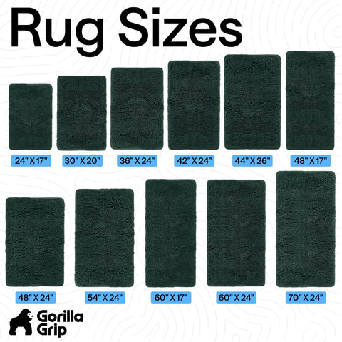 Gorilla Grip chenille-match lid cover and contour rug for a cohesive look.