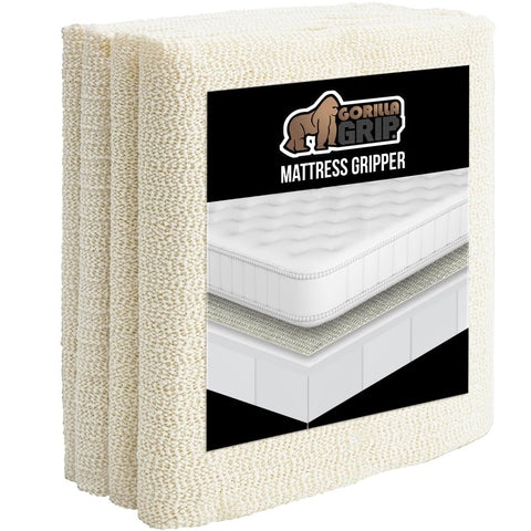 Gorilla Grip Mattress Gripper with dual grip stabilizes heavy mattresses for a secure night
