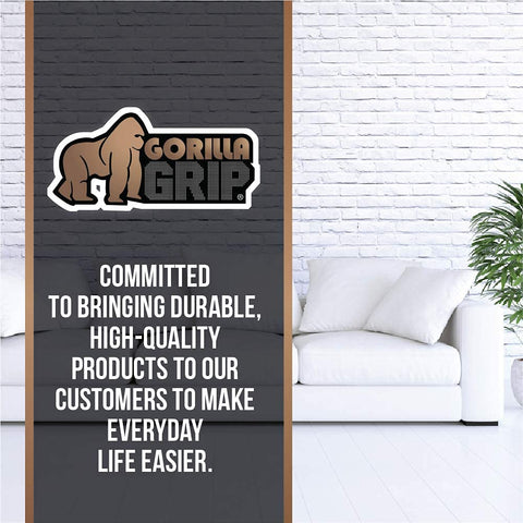 GORILLA GRIP measures 22 by 70 inches for mattress coverage.